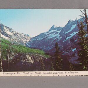 Vintage Postcard - Washington Pass Overlook North Cascades - Smith Western